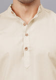 LENIA Men's Cotton Blend Slim Fit Short Kurta Pack of 1