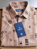 Men’s Printed Casual Shirt – Polyester Fabric