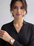 Women's Crepe Formal V-Neck Office Top