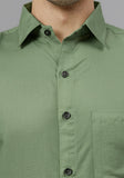 Men's Cotton Blend Slim Fit Formal Shirt