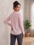 Women's Crepe Formal V-Neck Office Top