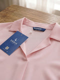 Women's Crepe Formal V-Neck Office Top