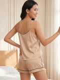 Women's Satin Cami & Shorts Nightwear Set ( 486 )