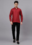 LENIA Men's Cotton Blend Slim Fit Short Kurta Pack of 1