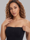 Women's Strapless Bodycon Mini Dress | Tube Neck Stretch Fit Party Dress ( 321 )