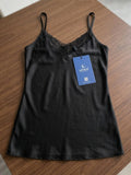 Women's Satin Lace Trim Nightdress – Elegant Sleeveless Slip Nightgown ( 603 )