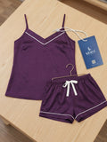 Women's Satin Cami & Shorts Nightwear Set ( 486 )