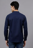 LENIA Men's Cotton Blend Slim Fit Short Kurta Pack of 1