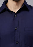 Men's Cotton Blend Slim Fit Formal Shirt