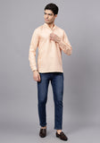 LENIA Men's Cotton Blend Slim Fit Short Kurta Pack of 1