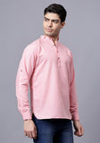LENIA Men's Cotton Blend Slim Fit Short Kurta Pack of 1