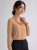 Women's Crepe Formal V-Neck Office Top