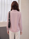 Women's Crepe Formal V-Neck Office Top