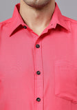 Men's Cotton Blend Slim Fit Formal Shirt