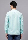LENIA Men's Cotton Blend Slim Fit Short Kurta Pack of 1
