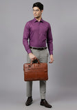 Men's Cotton Blend Slim Fit Formal Shirt