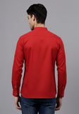 LENIA Men's Cotton Blend Slim Fit Short Kurta Pack of 1