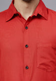 Men's Cotton Blend Slim Fit Formal Shirt