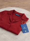 Women's Crepe Formal V-Neck Office Top