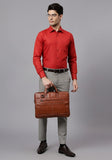 Men's Cotton Blend Slim Fit Formal Shirt