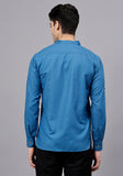 LENIA Men's Cotton Blend Slim Fit Short Kurta Pack of 1