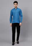 LENIA Men's Cotton Blend Slim Fit Short Kurta Pack of 1