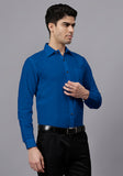 Men's Cotton Blend Slim Fit Formal Shirt