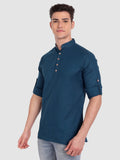 Mens Casual Slim Fit Full Sleeve Cotton Kurta