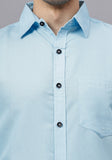 Men's Cotton Blend Slim Fit Formal Shirt