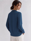 Women's Crepe Formal V-Neck Office Top