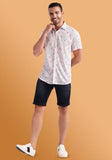 White Printed