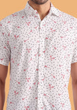 White Printed